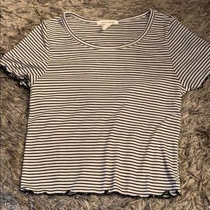 Striped crop top